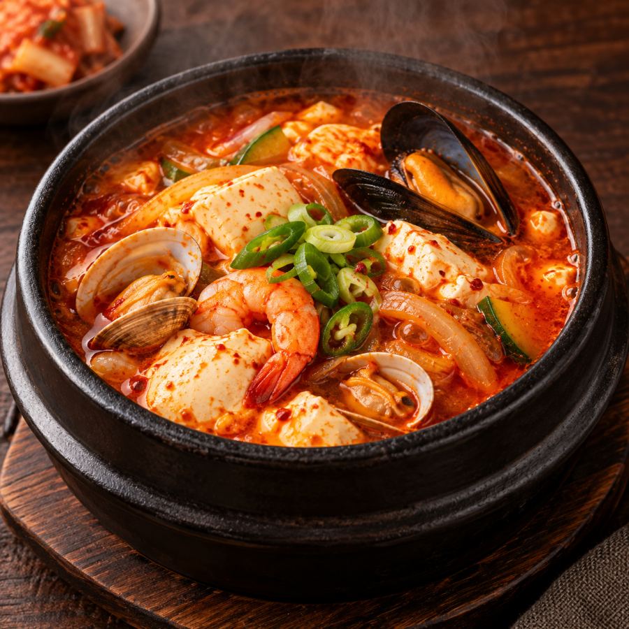 얼큰 해물 순두부 키트