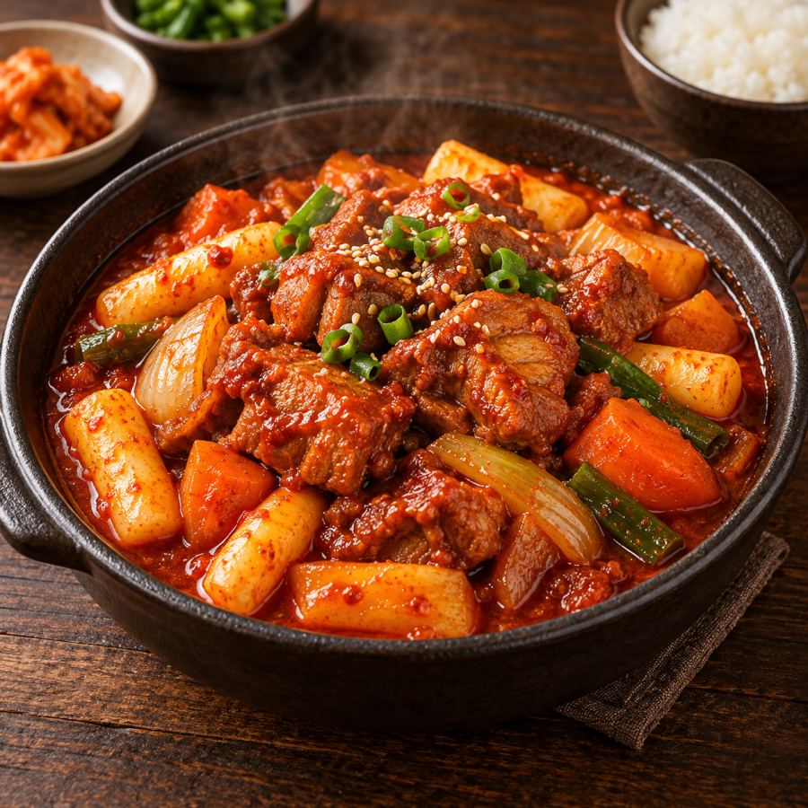 매운 순살 돼지 갈비찜 키트